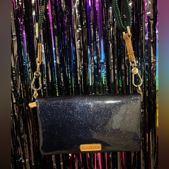 Consuela Sparkling Navy Crossbody Bag - Picture 2 of 8